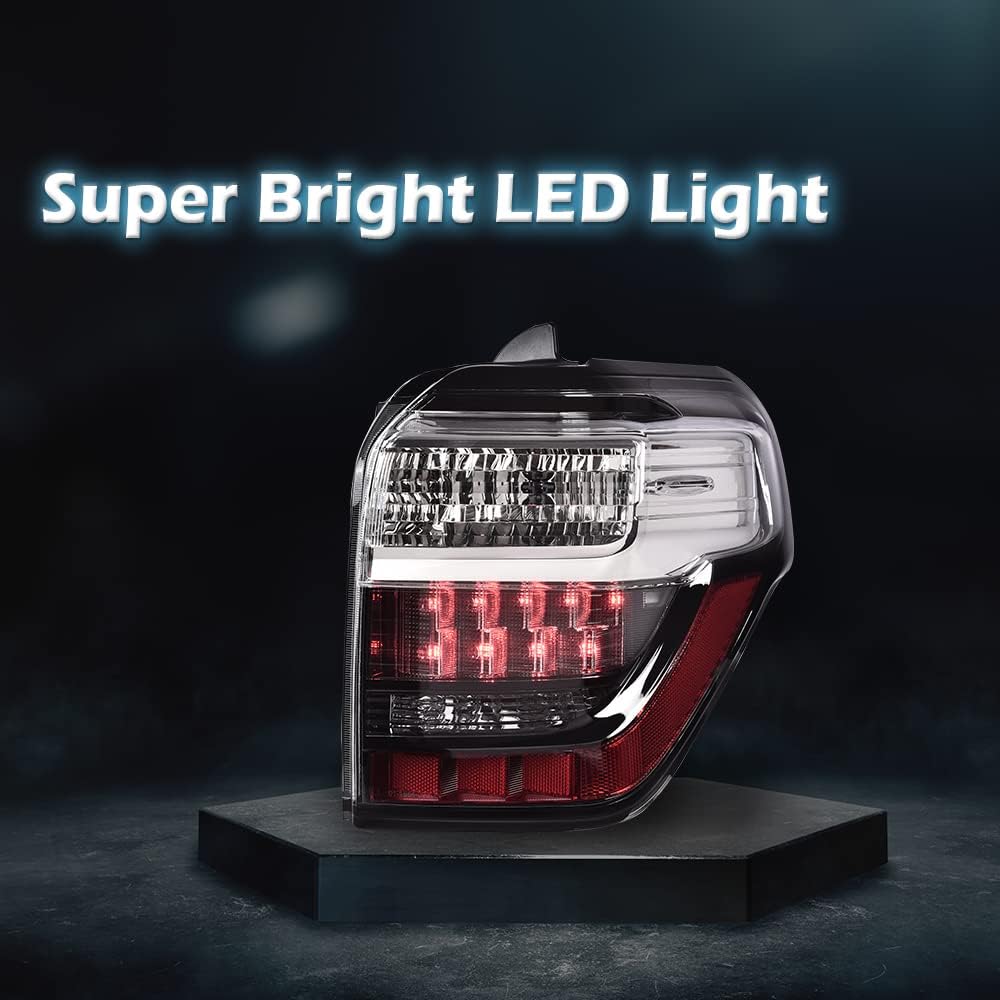 PIT66 LED Tail Light,Compatible with 2014-2022 Toyota 4Runner Tail Lamp Assembly Right Passenger Side(w/wiring harness)