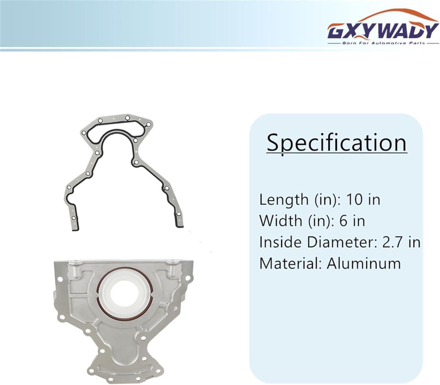 GXYWADY 635-518 Rear Main Seal Cover Kit 4.8 5.3 6.0 6.2 Replacement for 12633579
