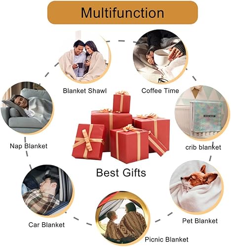 Miniatura 7 de Mantas de Navidad personalizadas, mantas personalizadas con fotos y texto, mantas con imágenes personalizadas, mantas con imágenes personalizadas