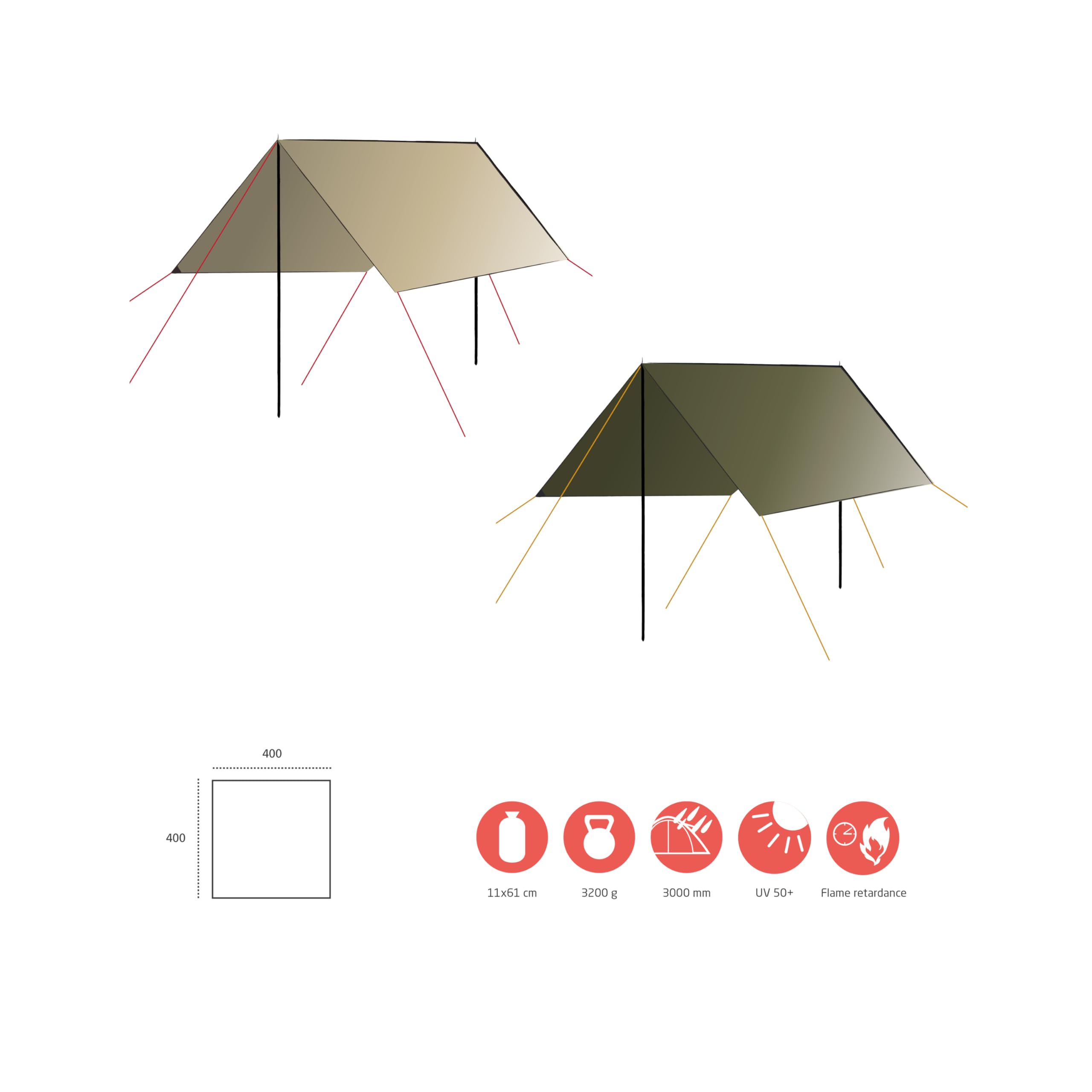 GRAND CANYON Tarp Zuni 4 Tarp