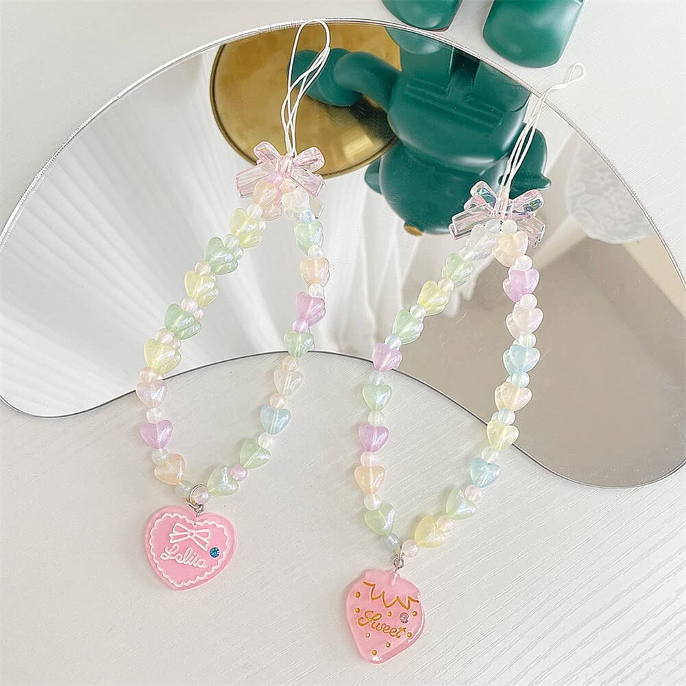 Cordino Antiperdita Per Cellulare Bohemien - Braccialetto Con Ciondolo In Cristallo Per Telefoni E Portachiavi - Foto 8