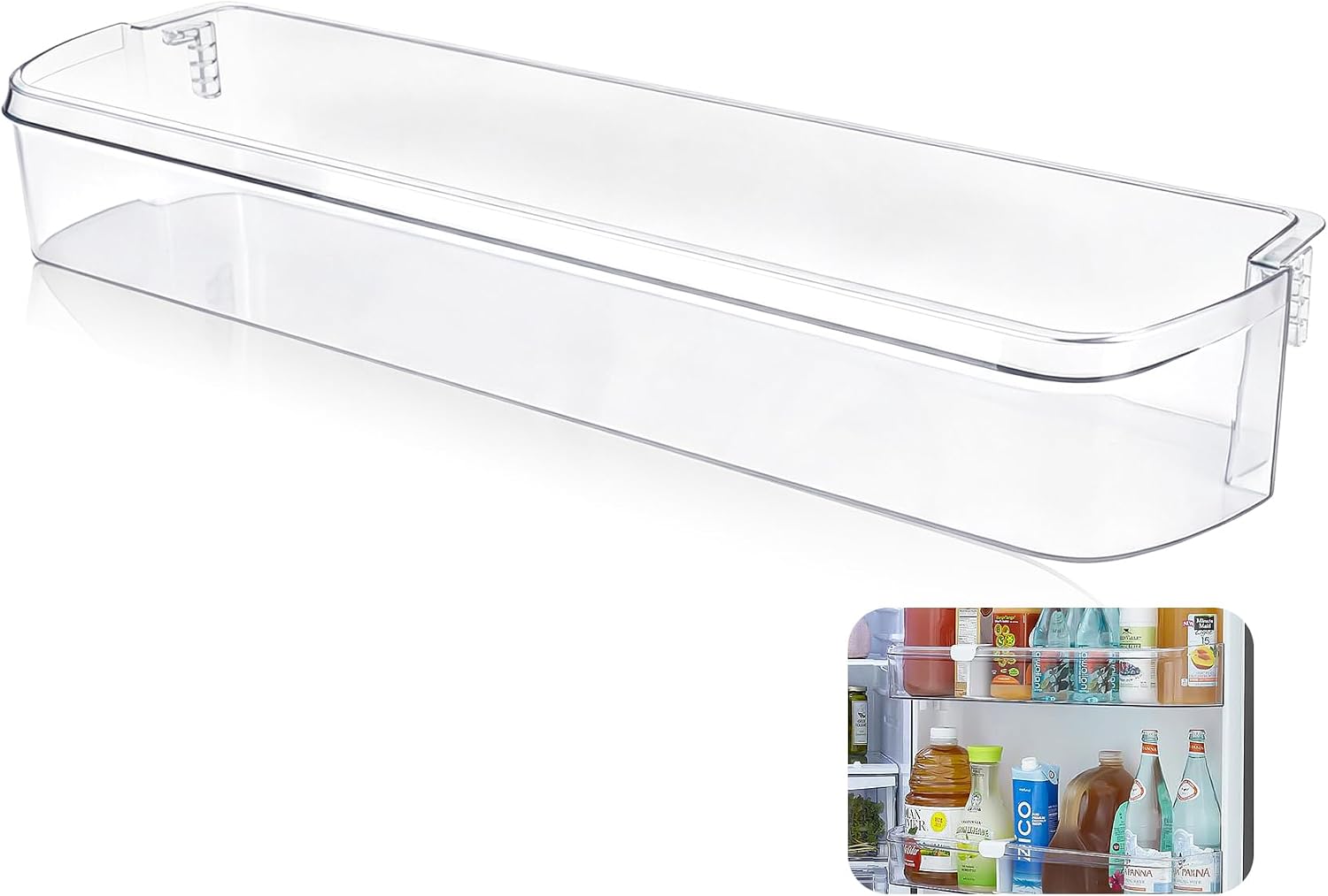 Upgraded MAN62749601 Refrigerator Door Basket for LG LDC24370ST LDCS24223S LBC24360ST Kenmore 79579042310 79579043310 Fridge Door Shelf Bin, Replaces EAP10066452 MAN627496 PS10066452 AP5957271 3194321