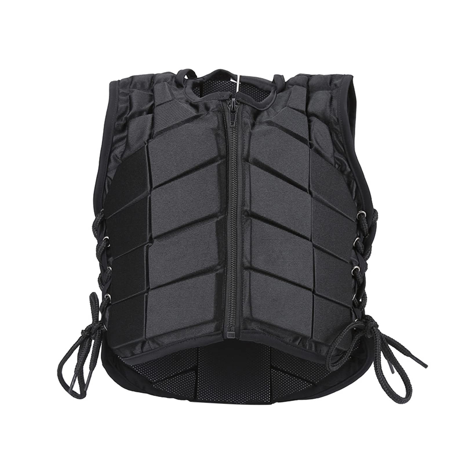 Gilet Protezione Equestre Bambini - Imbottitura EVA Per Cavallo, Taglie CS-CM-CL, Nero/Rosa/Blu - Foto 11