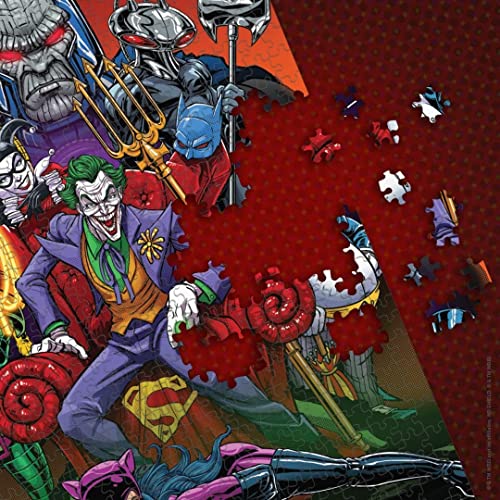 Usaopoly PZ010-847-002300-06 Dc Villains Forever Evil 1000 Piece Jigsaw Puzzle | Celebrating Wb 100 | Officially Licensed Dc Comics Universe Merchandise thumb #9