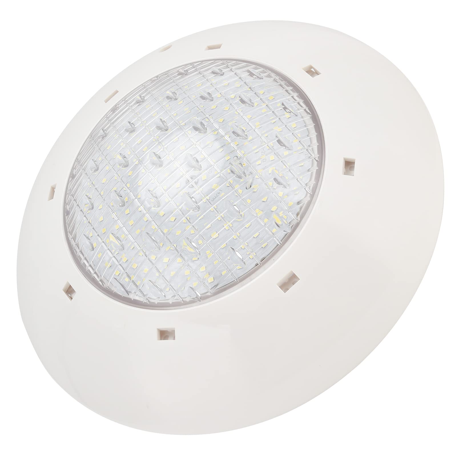 Generic Ciepła, Jasna ścienna Basenowa AC12V z żywotnością Diod LED 50000 H, Lustrzana Konstrukcja PC do Oświetlenia Basenu, Baseny Hotelowe, 28x28x7cm (18W)