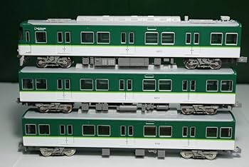 [開封済み　美品]グリーンマックス 京阪 6000系 4両動力付き 塗装済キット GREEN MAX 4441 京阪6000系 新塗装 基本4両編成セット 動力付き
