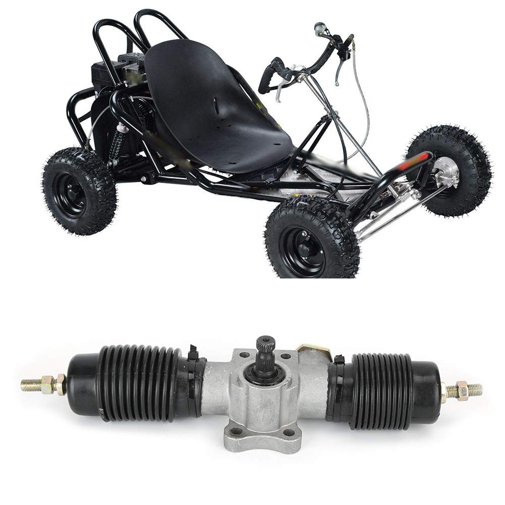 Eje de engranaje de dirección,eje de engranaje de dirección asistida de acero inoxidable de 360 ​​mm apto para accesorios de piezas de bicicleta ATV UTV DIY