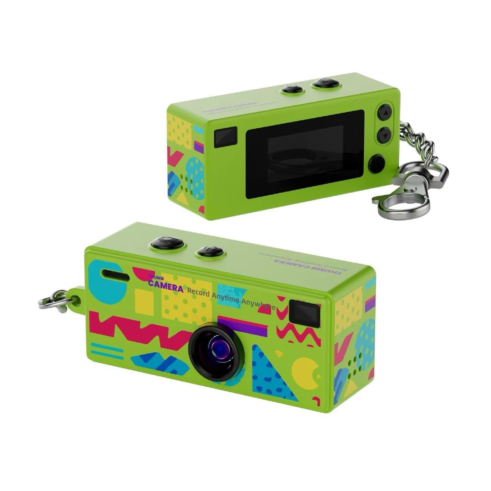 720P/1080P Retro Thumb Keychain Mini Action Camera, 0.96 Inch Screen Portable Video Camcorder Support Memory Card Recorder-picture-14