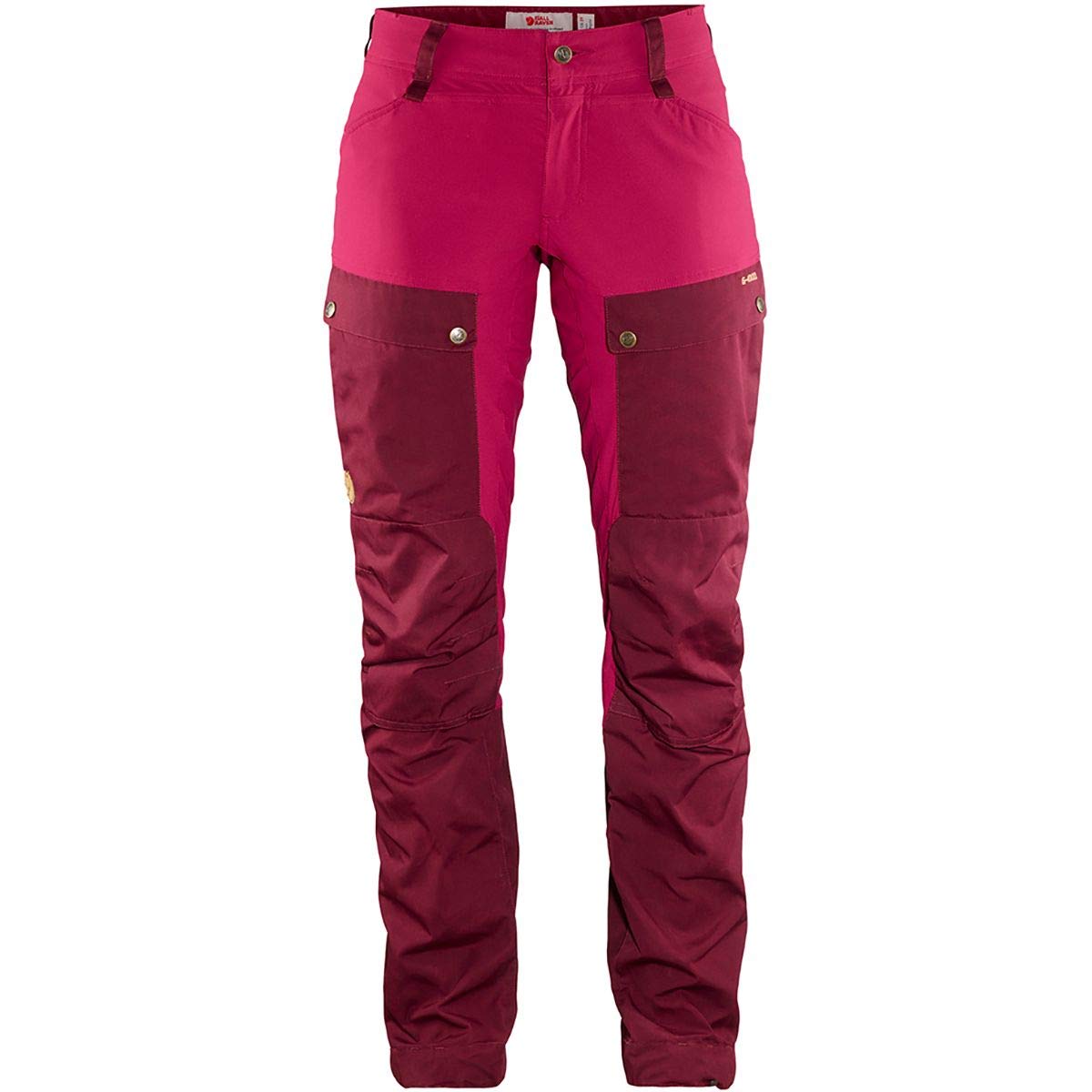 FJALLRAVEN F89852-356-420 Keb Trousers Curved W Reg Dark Garnet-Plum 36