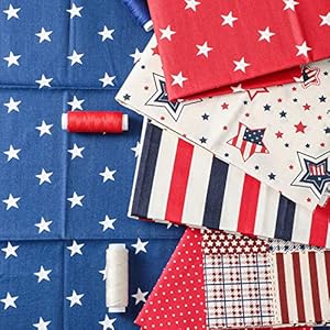 Tatuo 12 Pcs Patriotic Fat Quarters 15.7 x 19.6 Inch Stars and Stripes Fabric Independence Memorial Day 4th of July American Flag Print Quilting Fabric Bundles for DIY Jeans Sewing Patchwork Material Tatuo 12 Pcs Patriotic Fat Quarters 157 x 196 Inch Stars and Stripes Fabric Independence Memorial Day 4th of July American Flag Print Quilting Fabric Bundles for DIY Jeans Sewing Patchwork Material