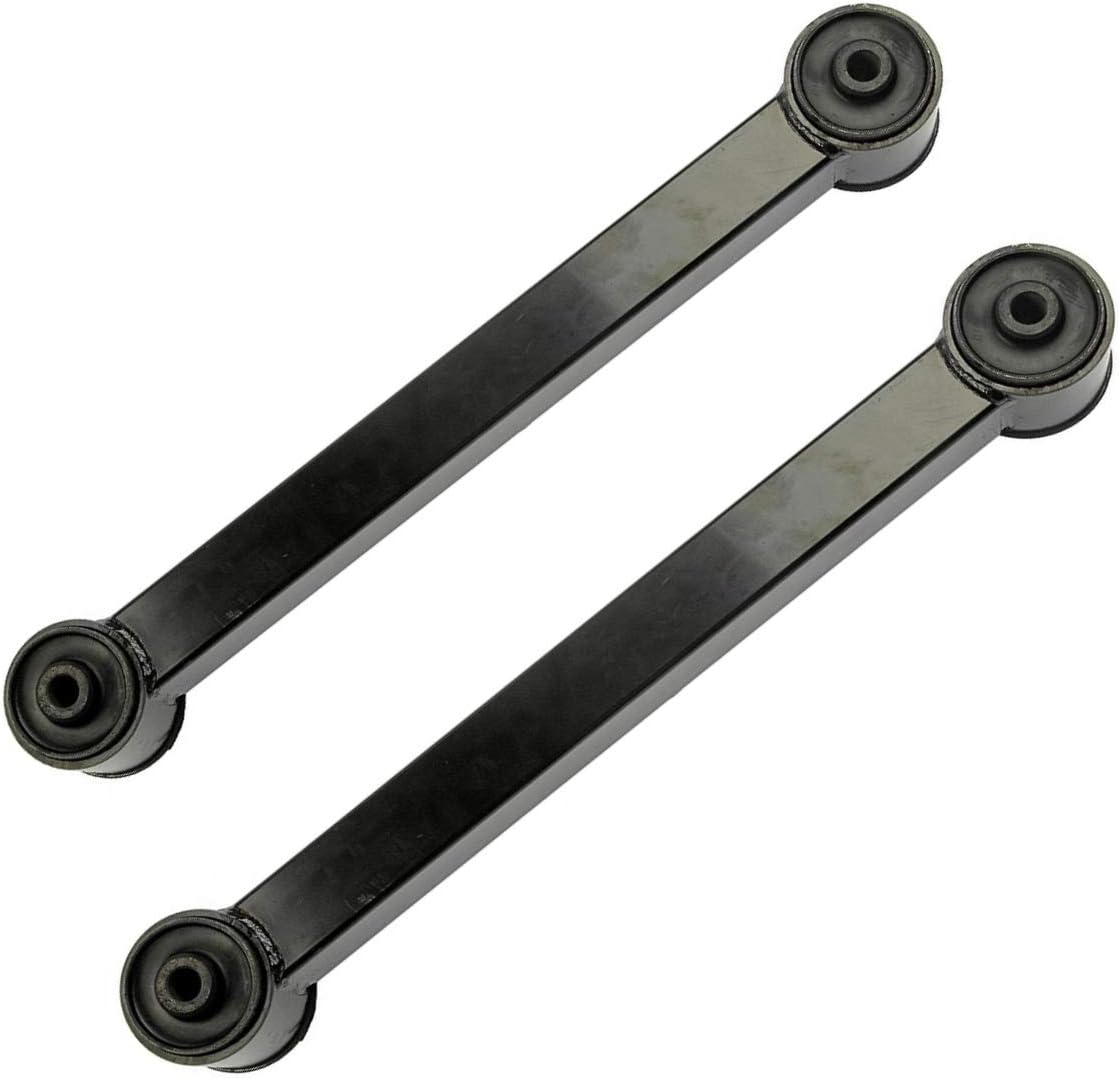 2 Rear Lower Control Arms + 2 Rear Upper Control Arms Compatible with 2005-2010 Jeep Grand Cherokee Commander Replaces Dorman 521-705 521-706