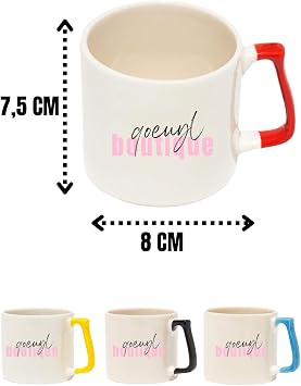 Canım Öyle İstedi Eğlenceli Hediyelik Baskılı Kırmızı Kulplu Modern Seramik Kupa, QBLK1526_KR