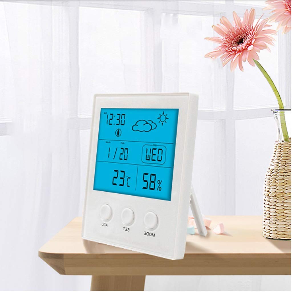 PNAWLLCF-65 elektroniczny termometr, higrometr, wysoka precyzja, duży ekran, temperatura, higrometr do wewnątrz, pokój dziecięcy, szklarnia, higrometr (argentyński)