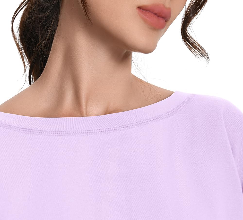 Open Back Workout Tops Oversized Tshirts for Women Cotton Short Sleeve Tees Backless Crop Tops Boxy Yoga Shirts - Image 4