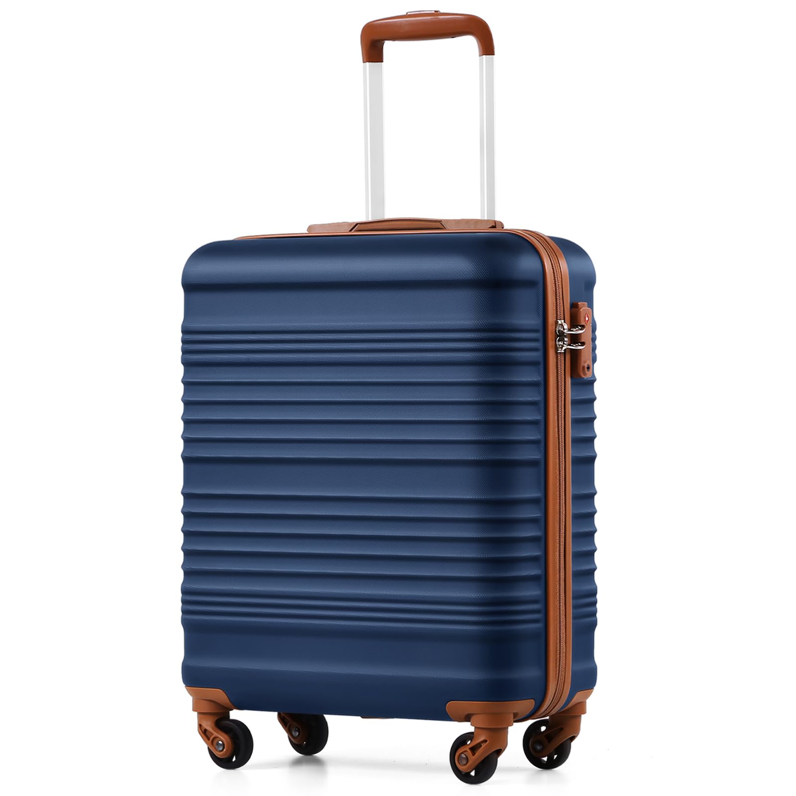 COOLIFE Kabinenkoffer 55X35X20cm für Ryanair Fluggesellschaft Handgepäck Kabinengepäck Leichtgewicht mit TSA-Schloss und 4 Spinner-Rädern 2 Jahre Garantie