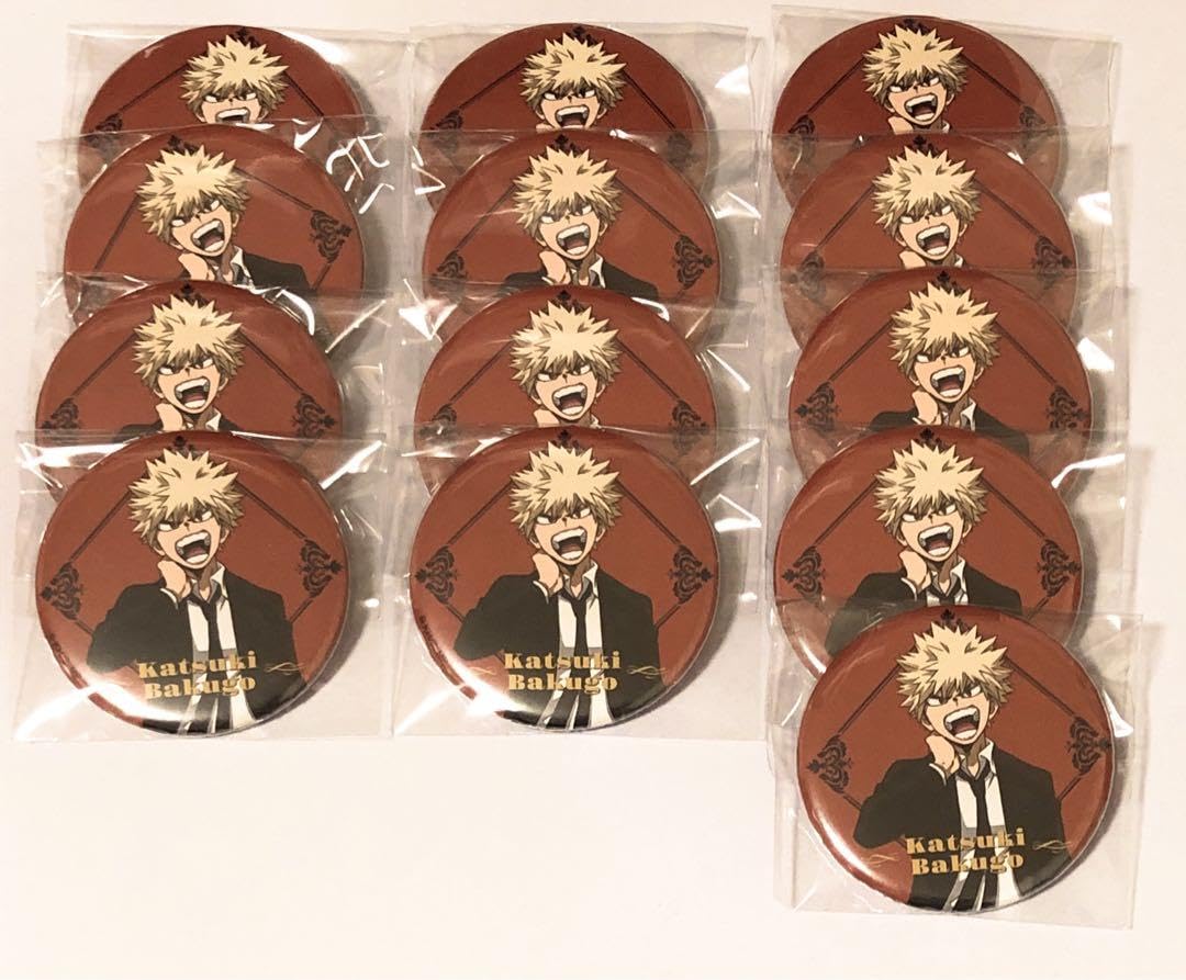 Amazon | 13点 スーツ 缶バッジ 爆豪 爆豪勝己 | バッジ | おもちゃ