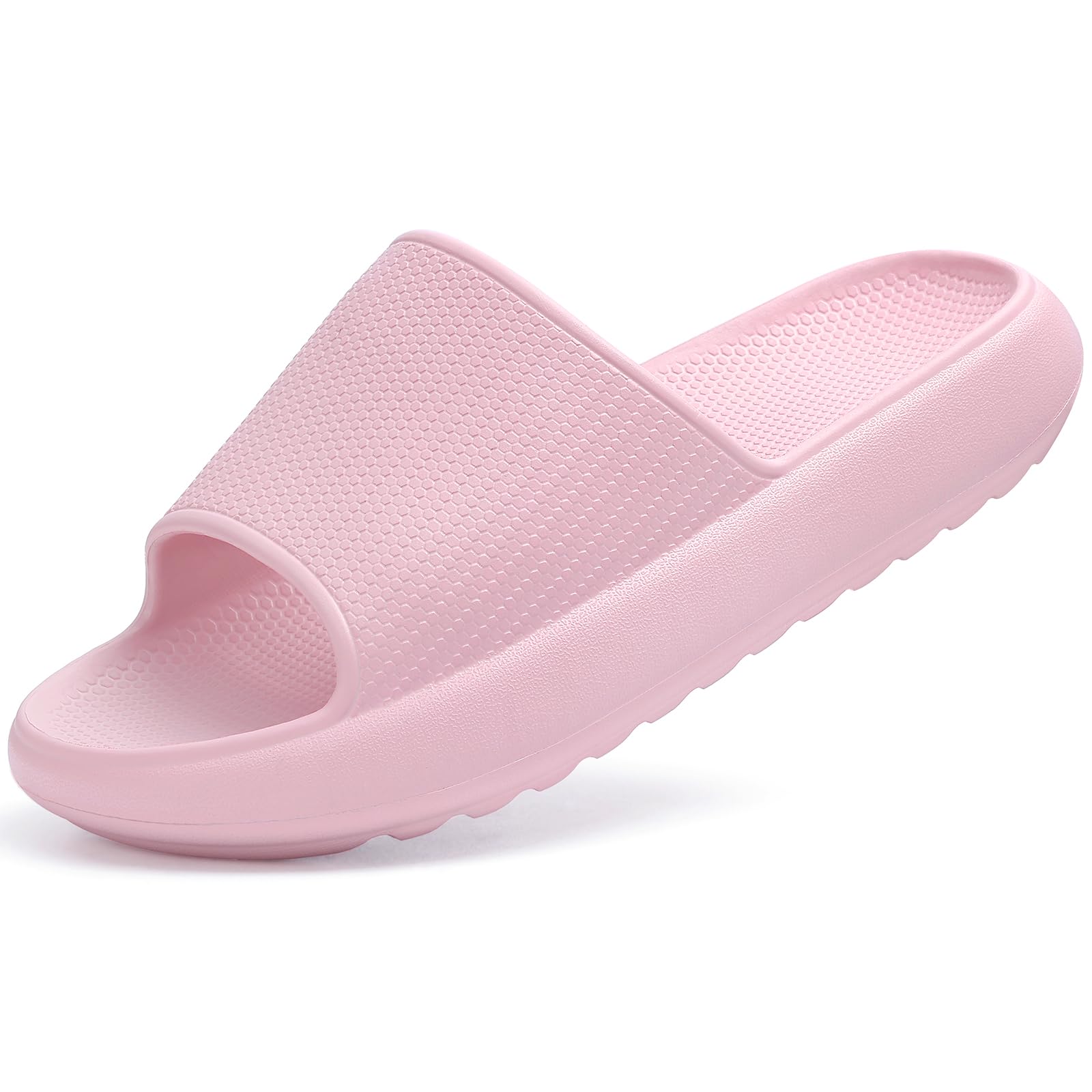Comwarm Cloud Slide Sandals for Women Men Ultra Comfort Recovery Pillow Slippers Soft Summer Beach Shoes with Low Arch Support