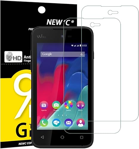 NEW C Pellicola Protettiva Vetro Temperato per Wiko Sunset Pacco Pezzi