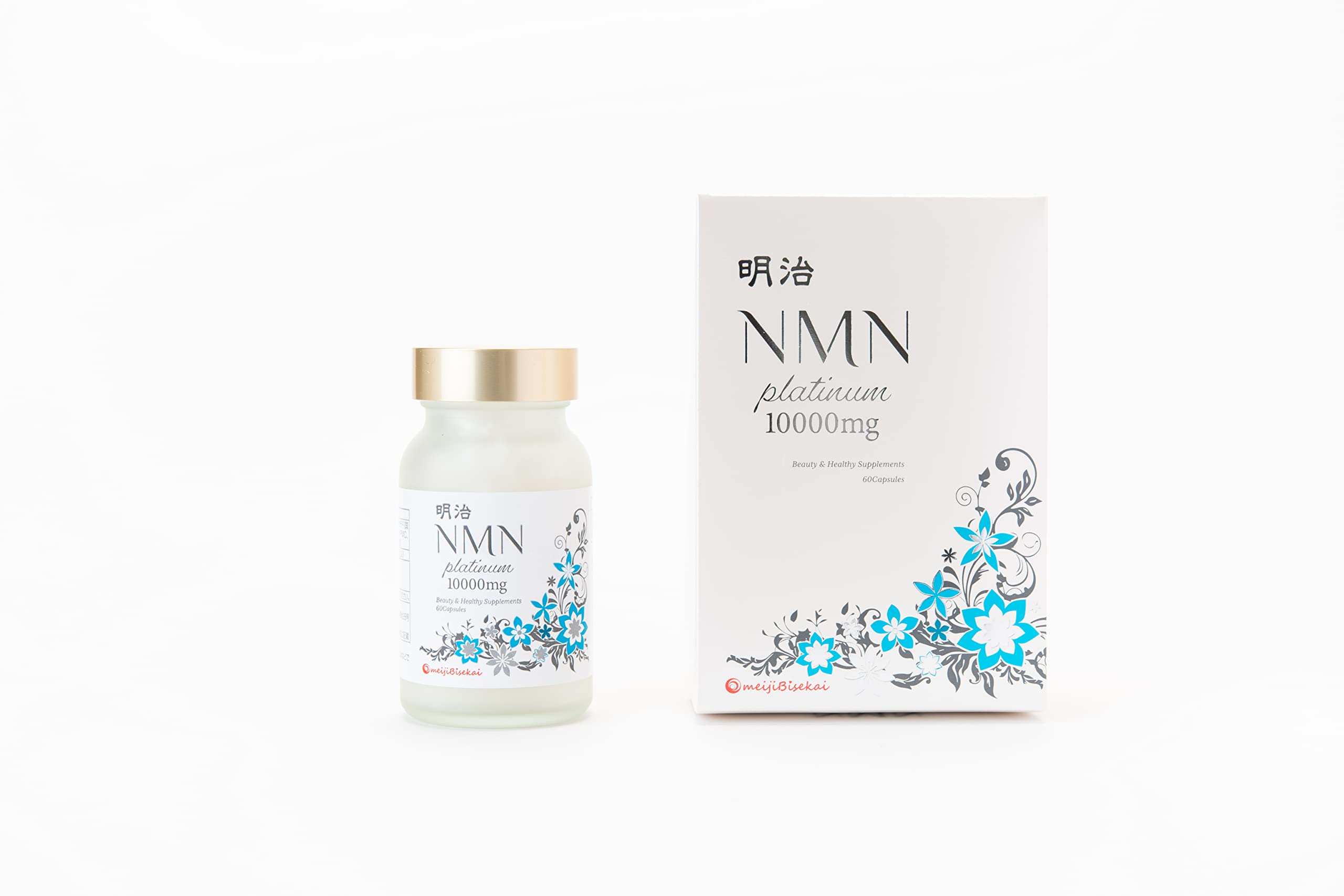 Amazon | 明治美世界 NMN Platinum 10000mg 60粒 | 明治美世界 | B3