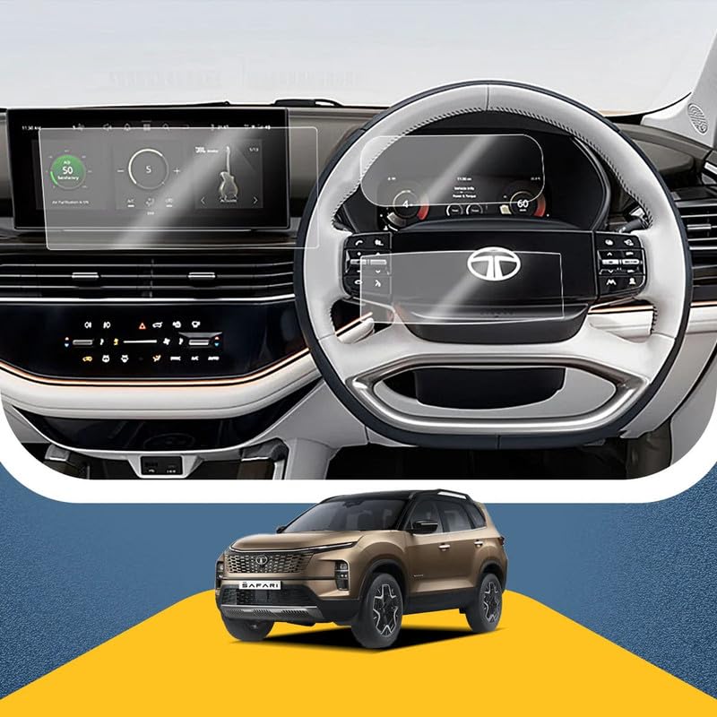CAIDEN GUARDS SCREEN GUARDS COMBO For TATA HARRIER 2023 FACELIFT 12.3 Inch [SHARP CORNERS] INFOTAINMENT + STEERING + DIGITAL CLUSTER | Display Screen Guard | Not a Tempered Glass (B0D5NXQNT3) Amazon Price History, Amazon Price Tracker