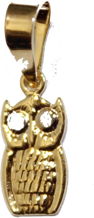 Amazon.com: Owl Pendant 18k Gold Plated 