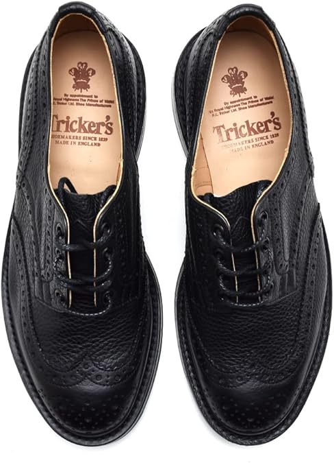 [美品]トリッカーズ　バートン25cmUK6.5 黒 レザー Trickers - 【BLACK】トリッカーズ バートン の通販 by BOUTIQAMORE