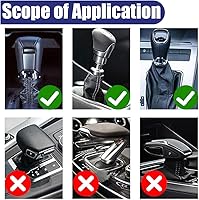 Vista 3 de Funda para palanca de cambios de automóvil, sudadera con capucha de moda, perilla de palanca de cambios cálida para invierno, camisa de suéter