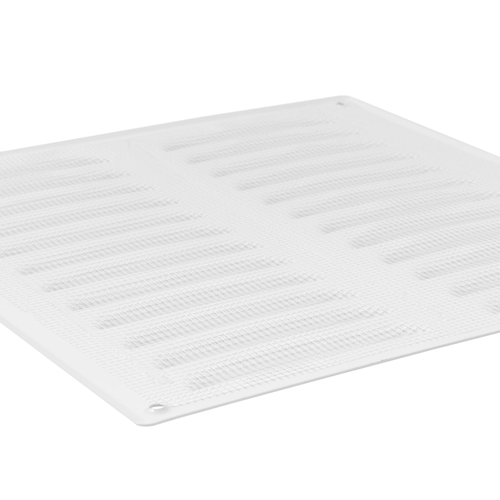 Vent Systems Grille d'aération blanche de 25,4 x 27,9 cm – Grille de retour d'air en métal avec maille de protection intégrée – Amélioration de la ventilation de la maison – Couvercle de conduit