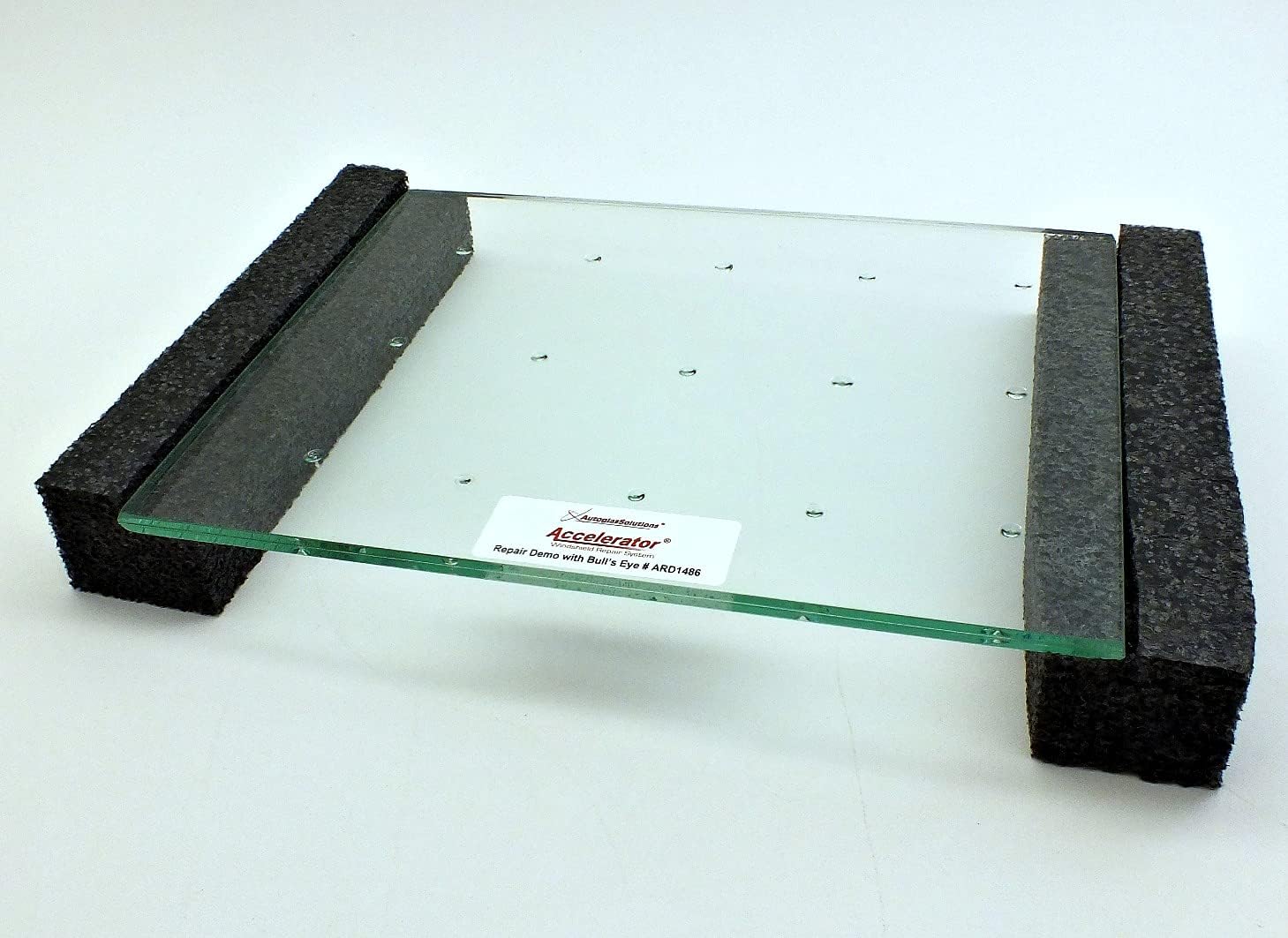 RepairDemo Practice Glass w/Chips for Windshield Repair Kit