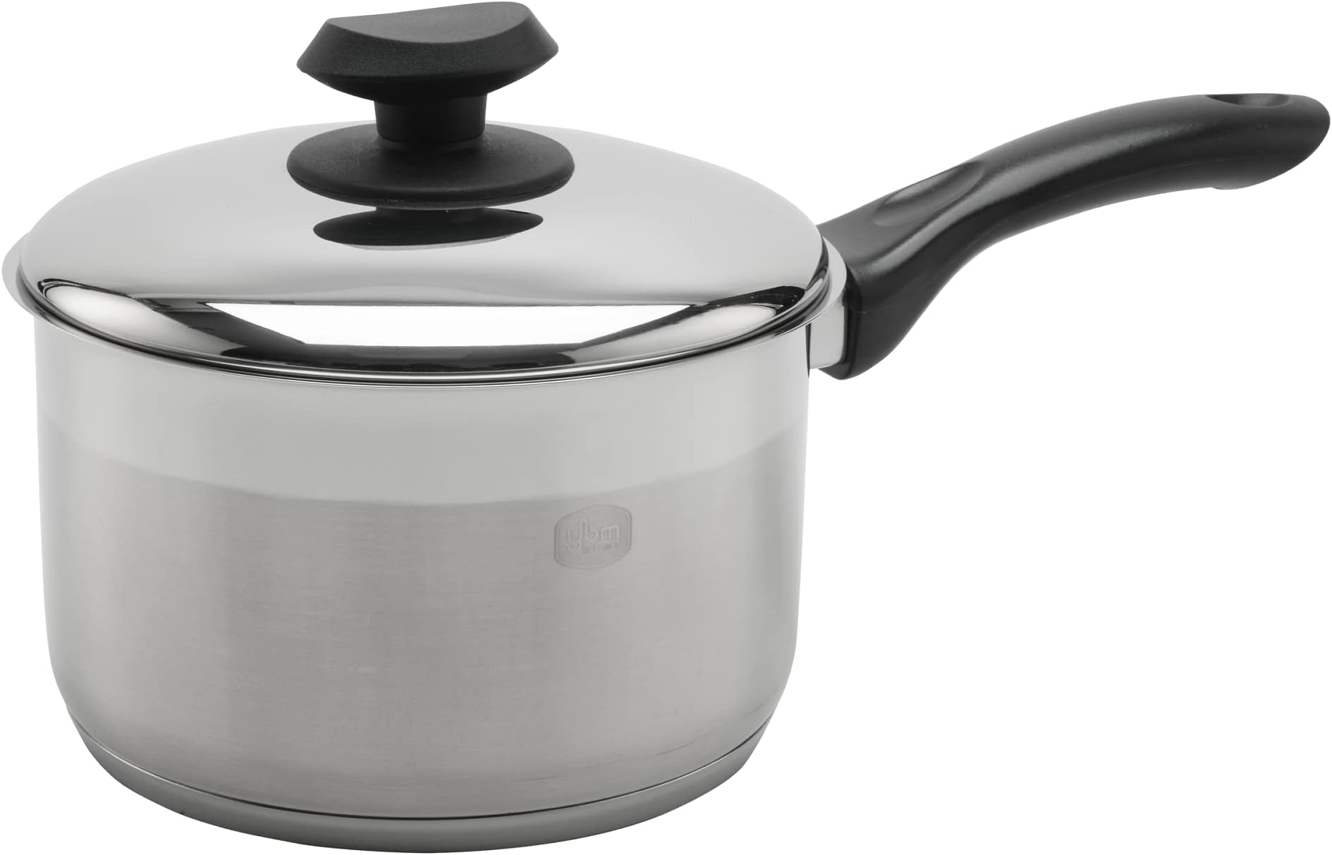 Ybmhome Classic Stainless Steel Chef's Induction Compatible Sauce Pot Covered Multi-Purpose Cookware with Encapsulated Base 2 Quart
