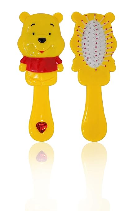 Baal Baby Hair Brush Soft for New Born, Cute Hair Brush Set for Baby Girls and Baby Boys, Yellow, 15 Gram, Pack of 1