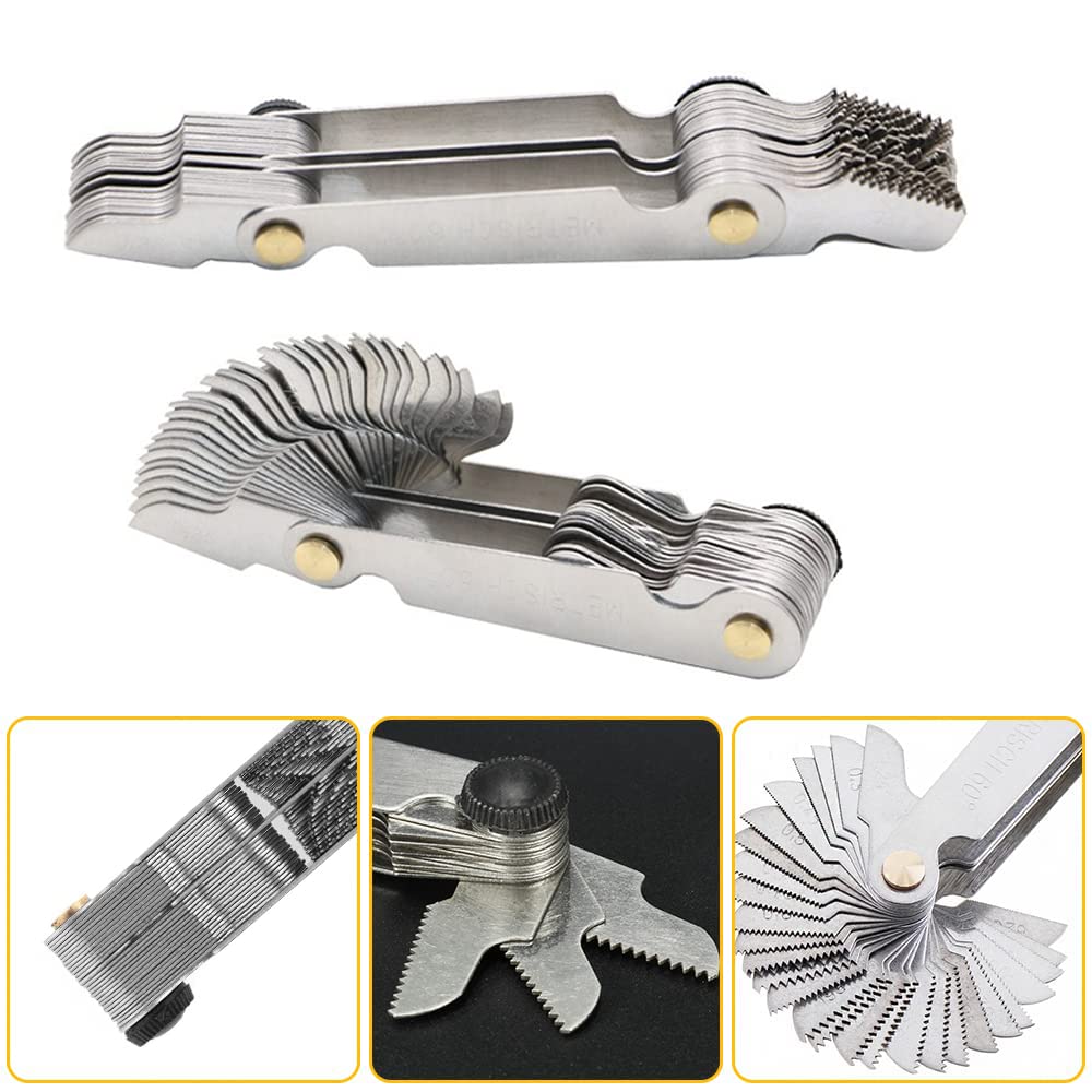 ネジの径を測るゲージ　MRP 米国製 Amazon.co.jp: RATANGF(ともか) ネジピッチゲージ ステンレス製