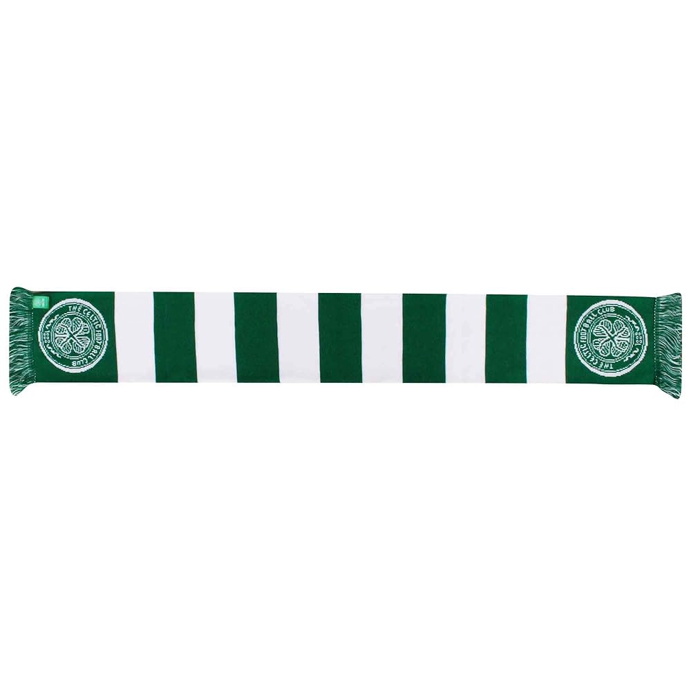 Celtic F.C. Bar Scarf セルティック マフラー Amazon.com : Celtic FC Crest Bar Scarf : Sports & Outdoors