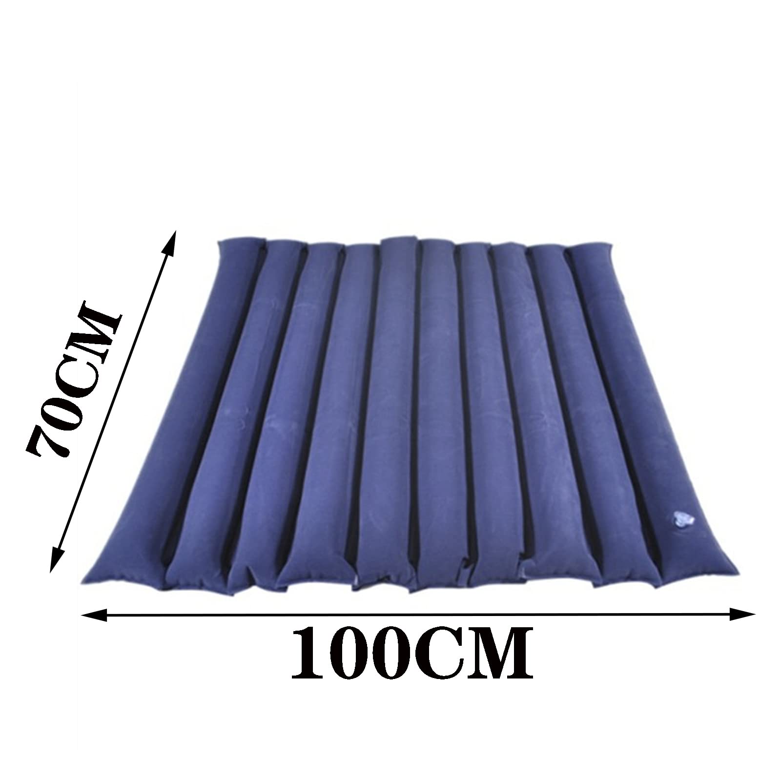 Cojín de Asiento Inflable de Aire - Cojín antiescaras para Ancianos y Trabajadores de Oficina - Cojín de Silla de Ruedas para Estar Sentado Durante Mucho Tiempo, Azul (Azul) (Azul)