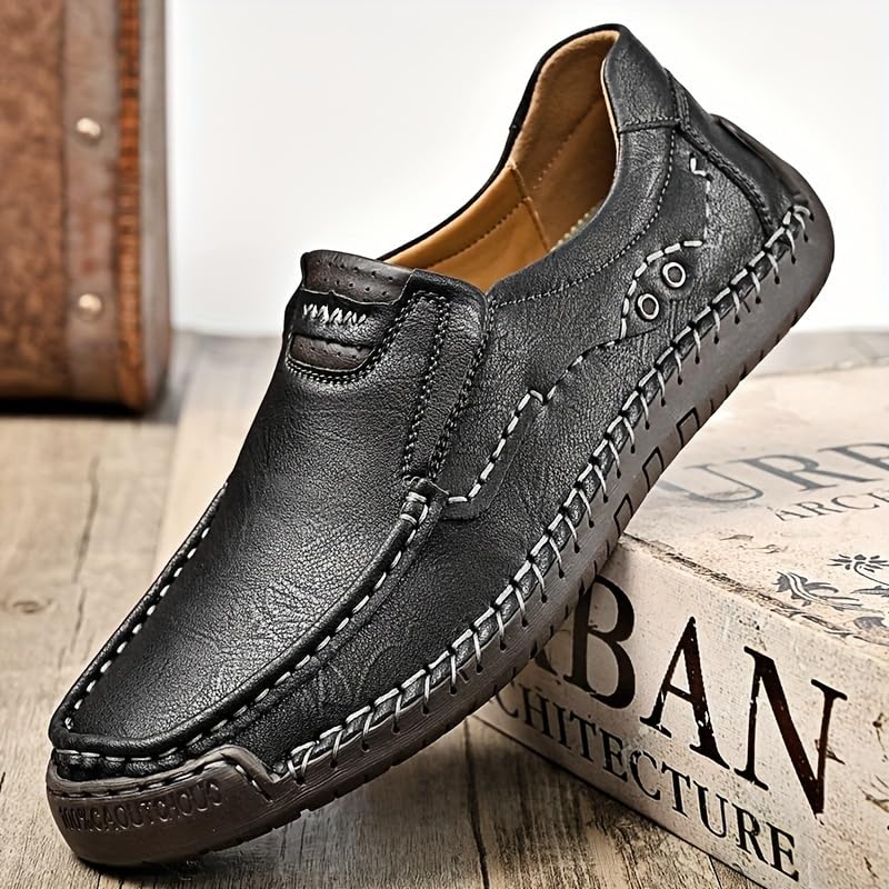 Men's Loafers - Casual Shoes with Soft Rubber Soles, Breathable Design, Sewn, Comfortable and Stylish Casual Shoes2