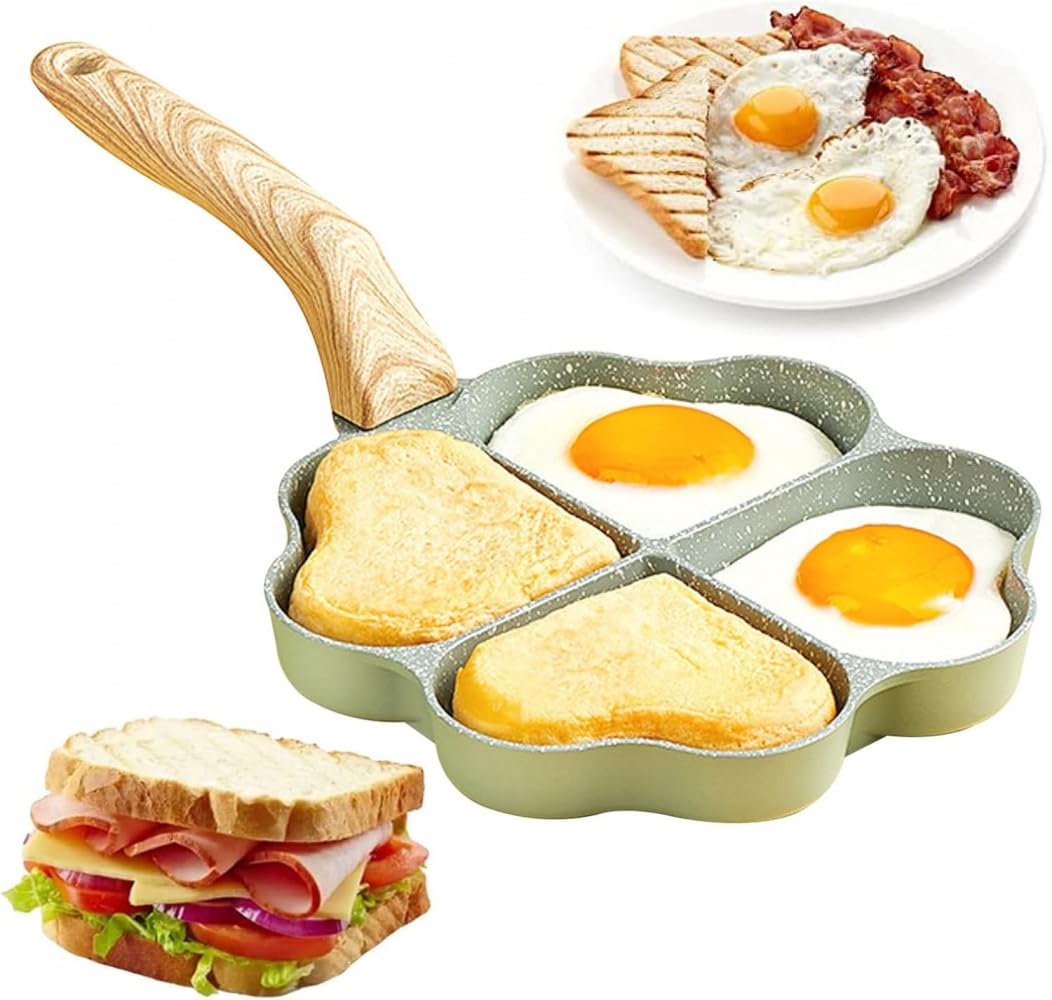 Amazon | Xiraivke 目玉焼きフラット、ゾーン分け、ステーキグリルパン