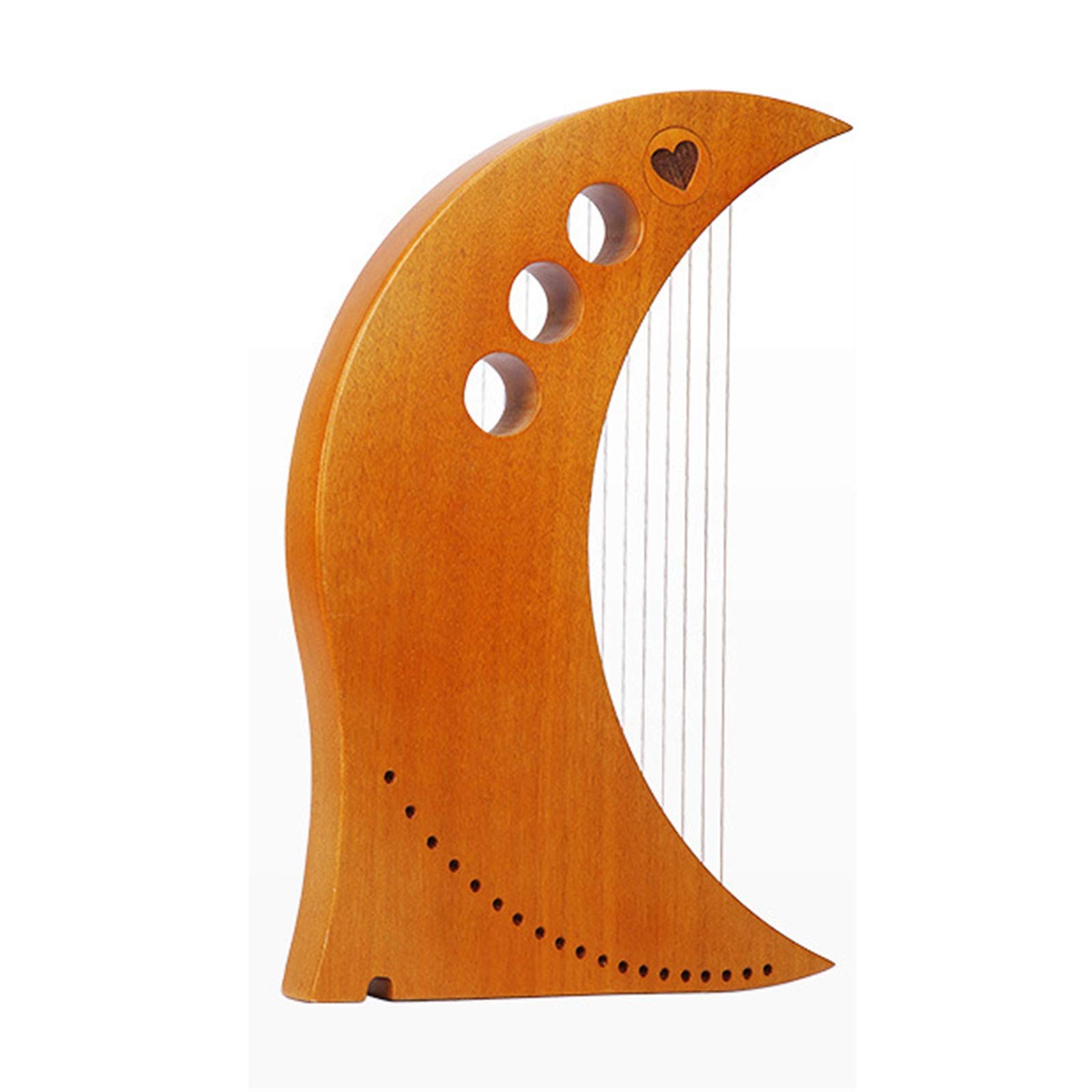 木製ハープ 本体 装飾彫刻入り Amazon | ハープ 19文字列Lyre Harp Lye Harp Solid Woodの音声記号