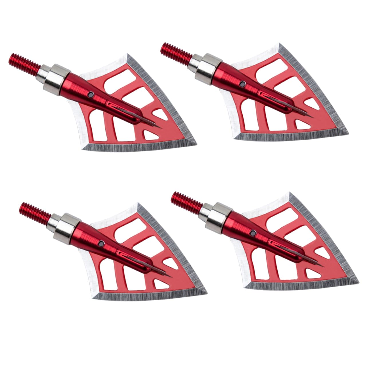 Anneome Triple Blade Arrow Tips Broadheads Stainless Steel for Recurve Compound Bow Easy Screw Thread Install