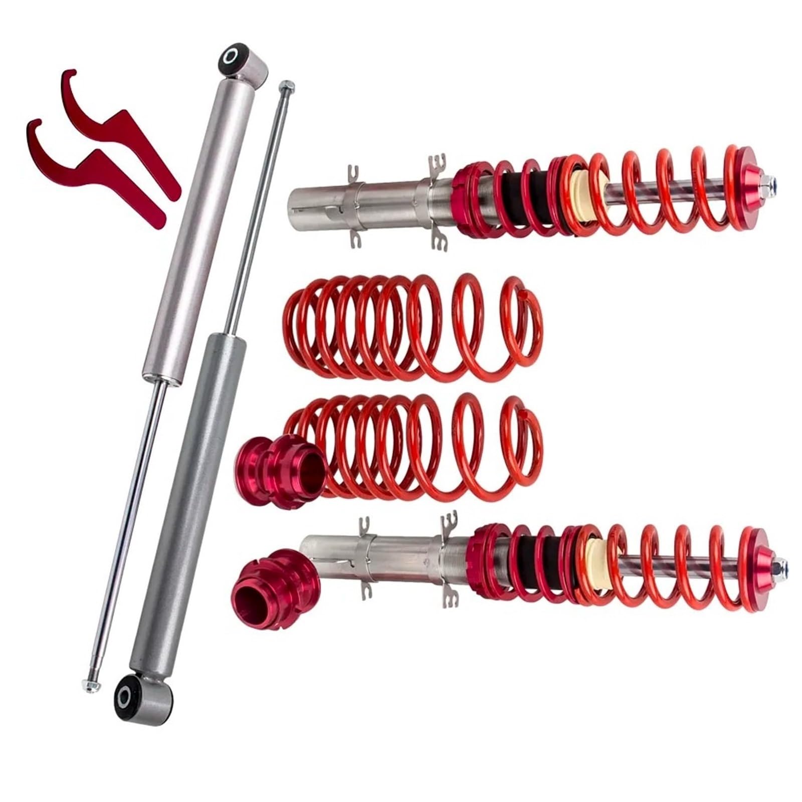 Amortiguador gas presión puntal trasero Amortiguadores Tipo Coilover Para Seat Para Leon Mk1 Typ 1M Y Toledo Mk2 Typ 1M, Amortiguadores Bajada Suspensión, Muelles Suspensión