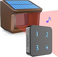 Vista 1 de Sistema de alarma para entrada de vehículos HTZSAFE - Sistema de alarma solar HTZSAFE de 1/2 milla - Rango de sensor de hasta 70 pies de ancho