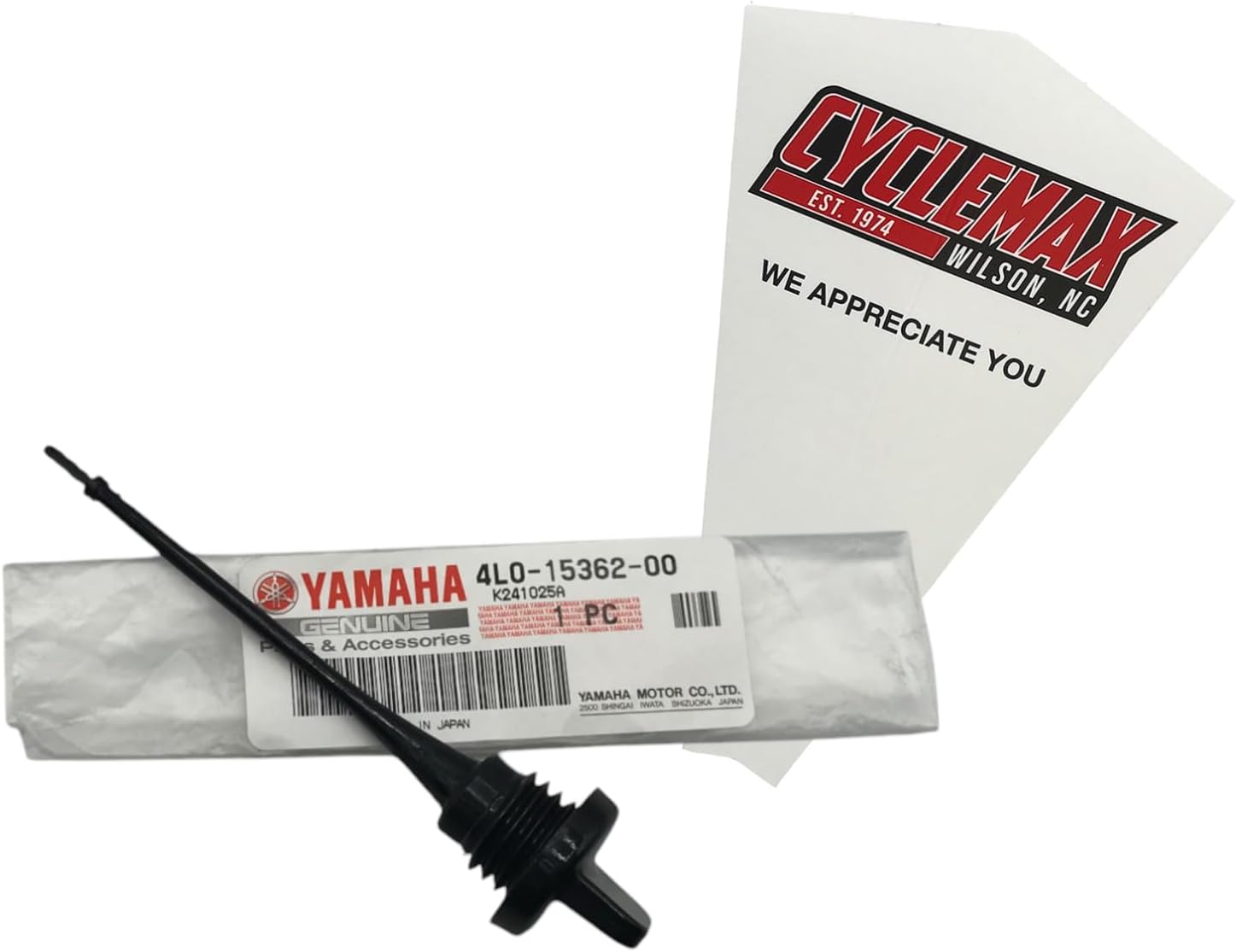 One Pack compatible with Yamaha BANSHEE YFZ350 OIL DIPSTICK DIP STICK 4L0-15362-00 Contains One BANSHEE YFZ350 OIL DIPSTICK DIP STICK and a Funnel