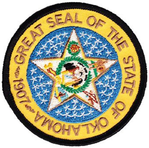 Oklahoma - 3 in Round State Seal Patch
