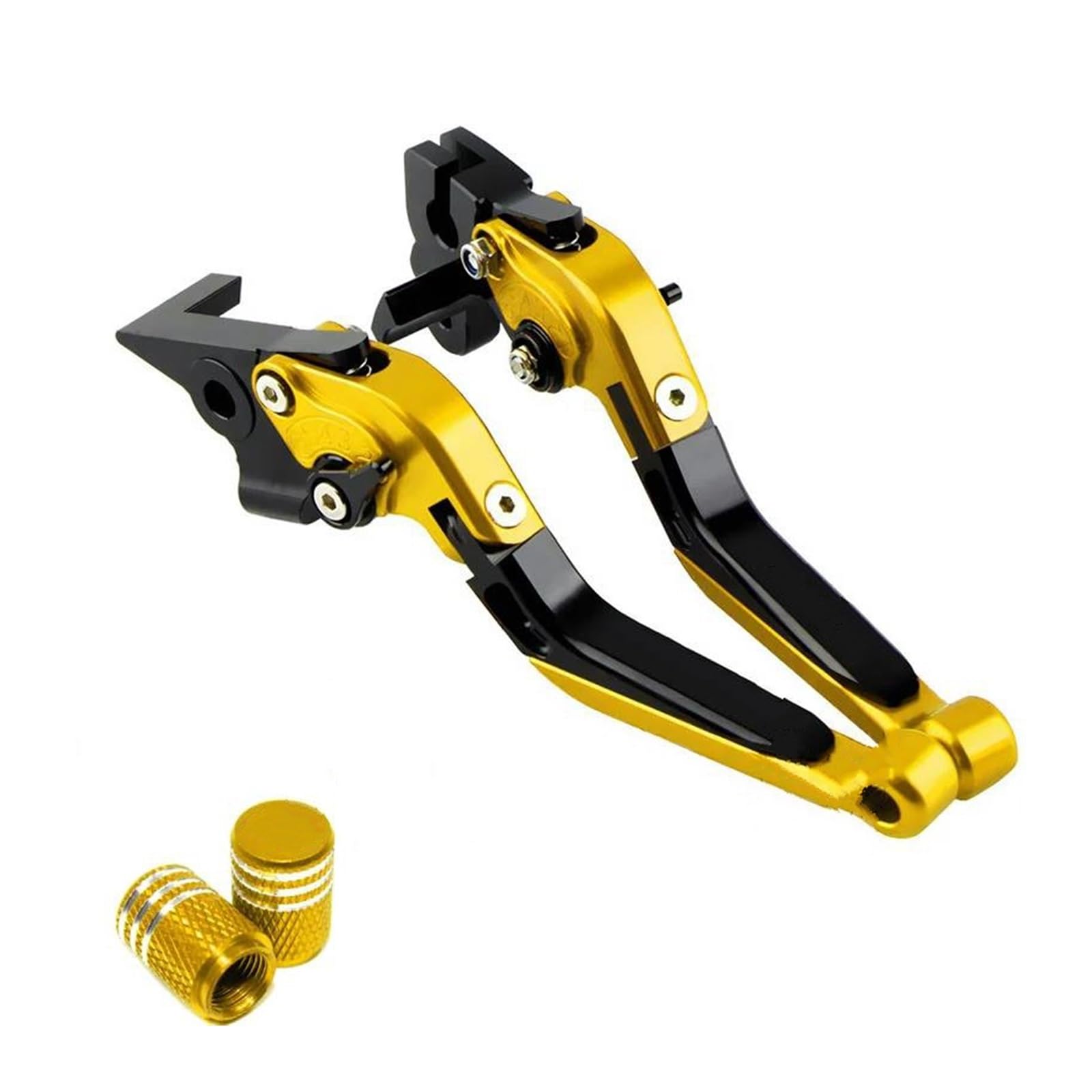 Heyhellnin A For Yamah For Yzf-R3 2015-2024 Motorcycle Brake Lever Clutch Set Djustable Folding Handle Guard Levers Yzfr3 R3 Motorbike Brake Levers(A)