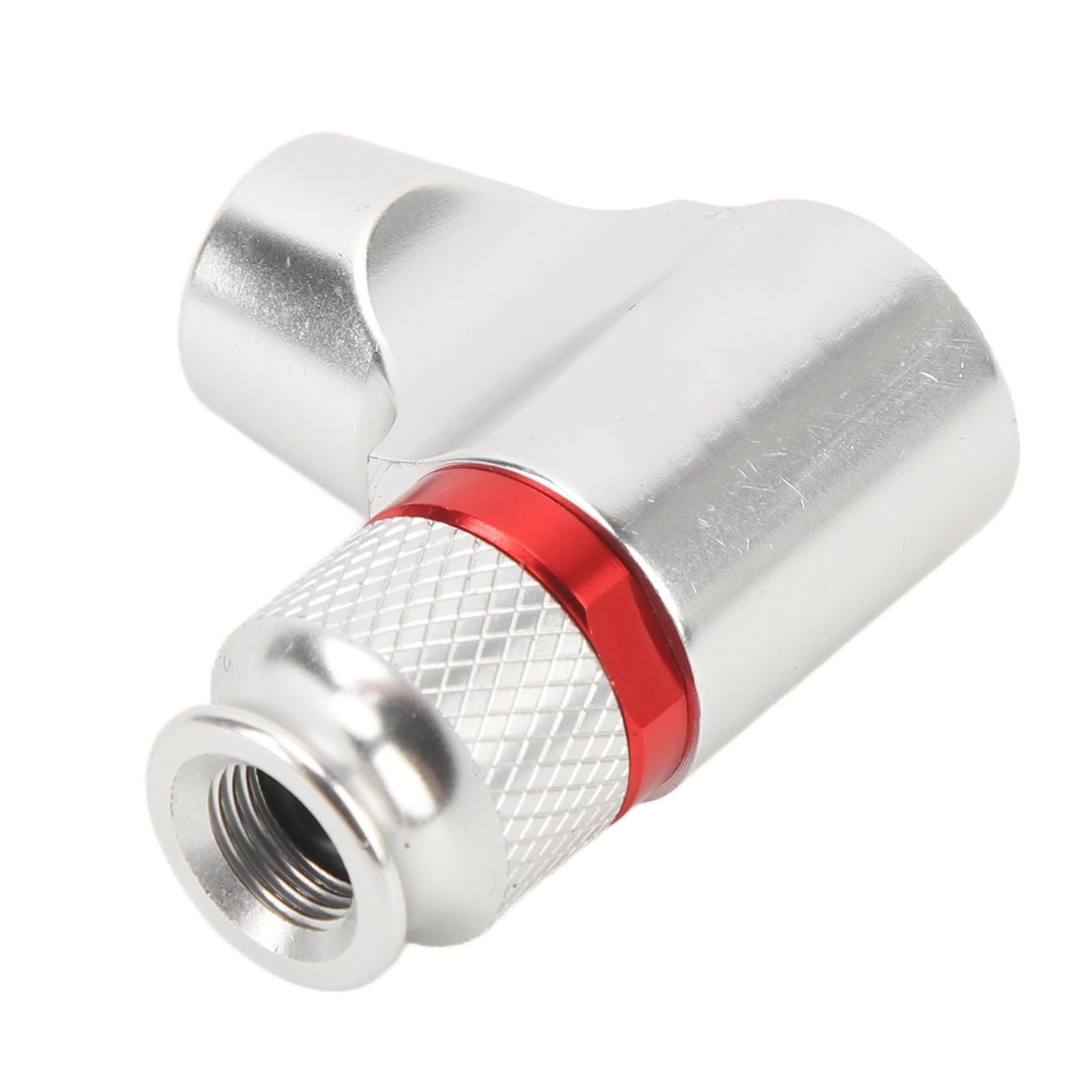 Naroote BUZLE OF CO2 TIONE INFLator, Szybki Obrzęk Aluminiowy z Dużym Stopem Opony Rowerowej CO2 z Izolowanym Uchwytem do Jazdy na Rowerze