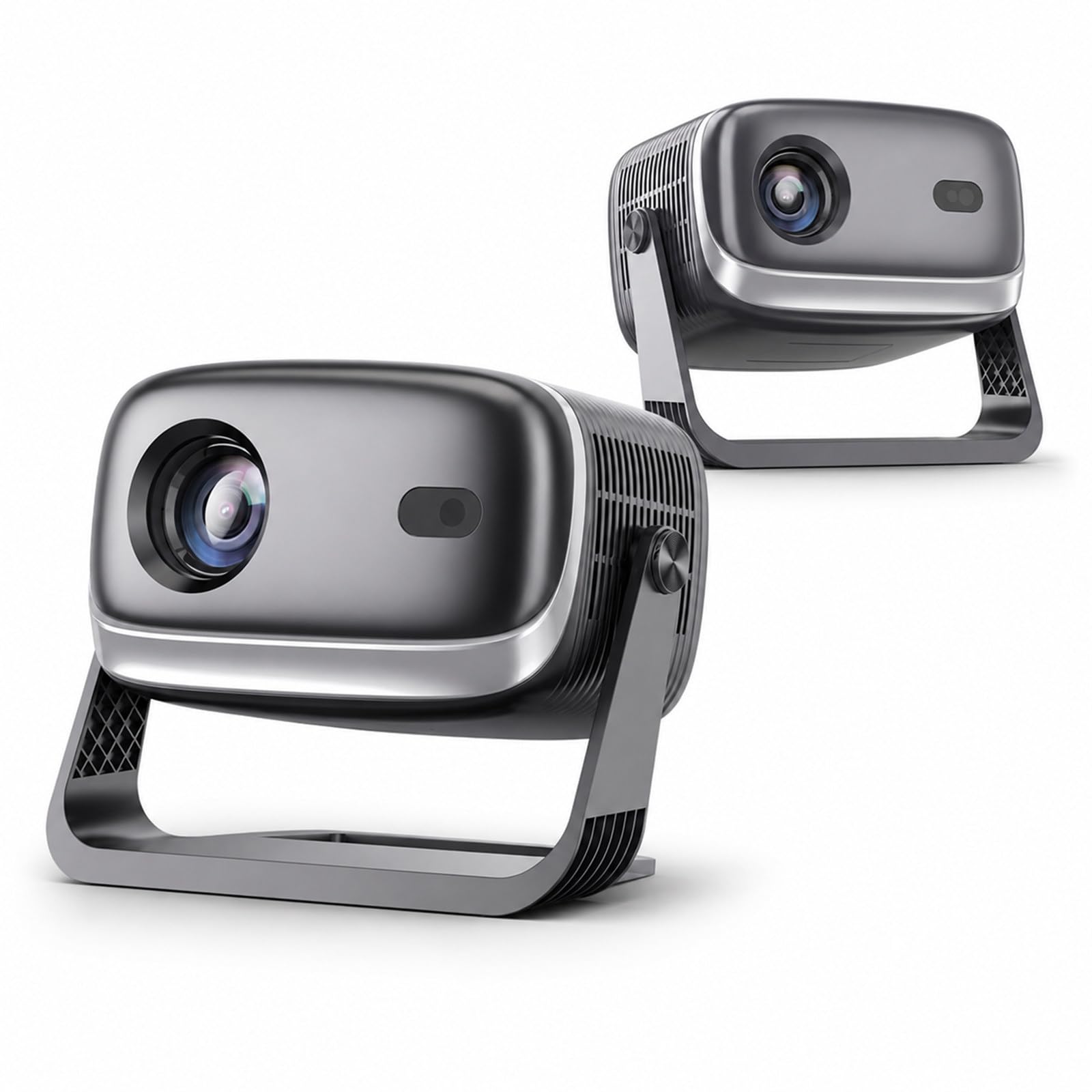 Projecteur portable avec Wi-Fi et Bluetooth, cinéma en plein air 1080p