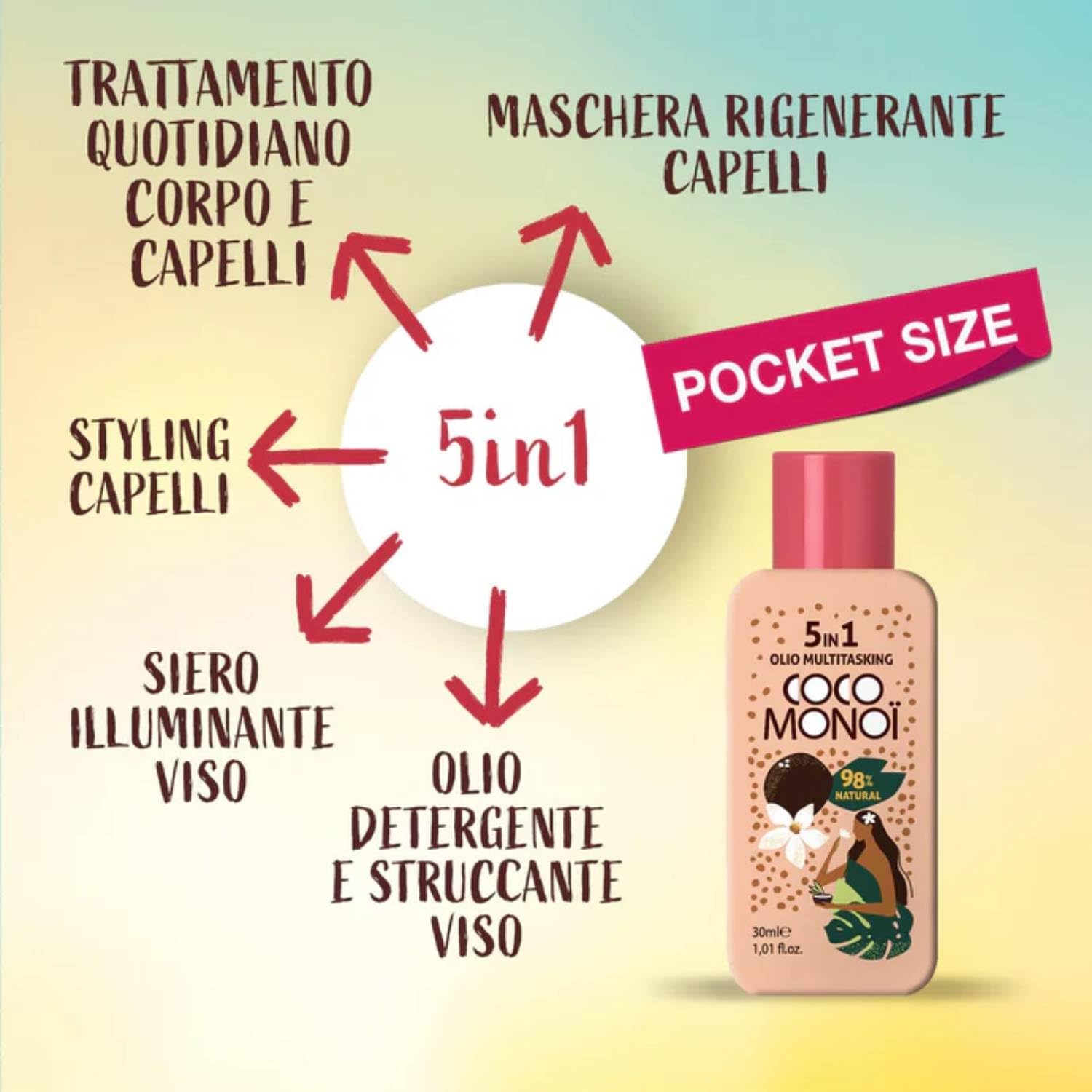 Copa Cabana - Profumo Donna Eau de Parfum Spray 100 ml | Fragranza Estiva, Esotica e Sensuale | Lunga Durata, Con Olio Multifunzione in Omaggio, Formato Viaggio 30 Ml