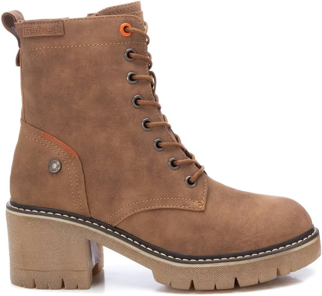 Comprar Botines Camperos Botas Kickers Mujer Baratas Refresh Botines Mujer  Botín Refresh Cómodo Y Moderno Para Mujer
