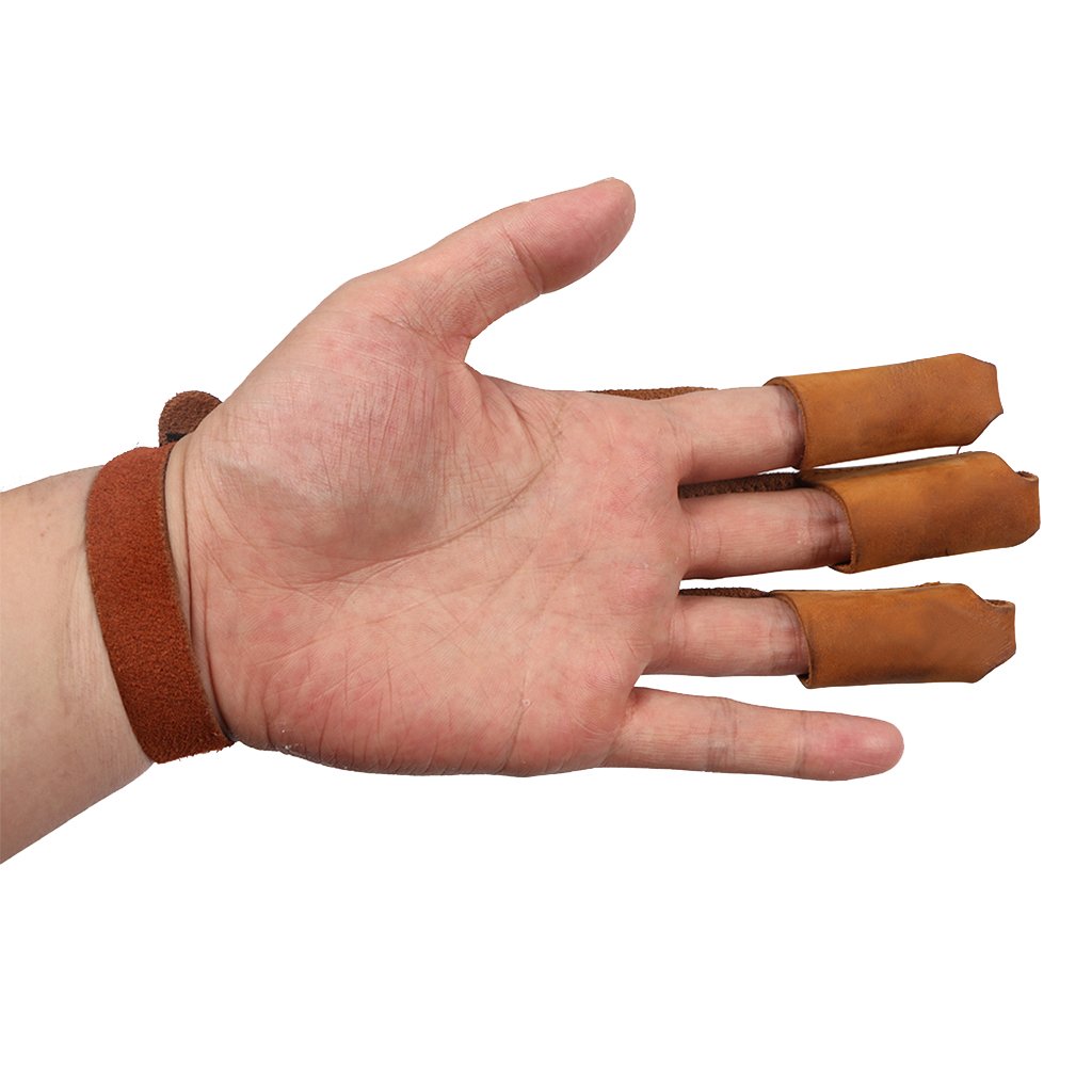 Gazechimp Gants à Doigts Support à Main pour Activité Chasse Tir à Arc Accessoire