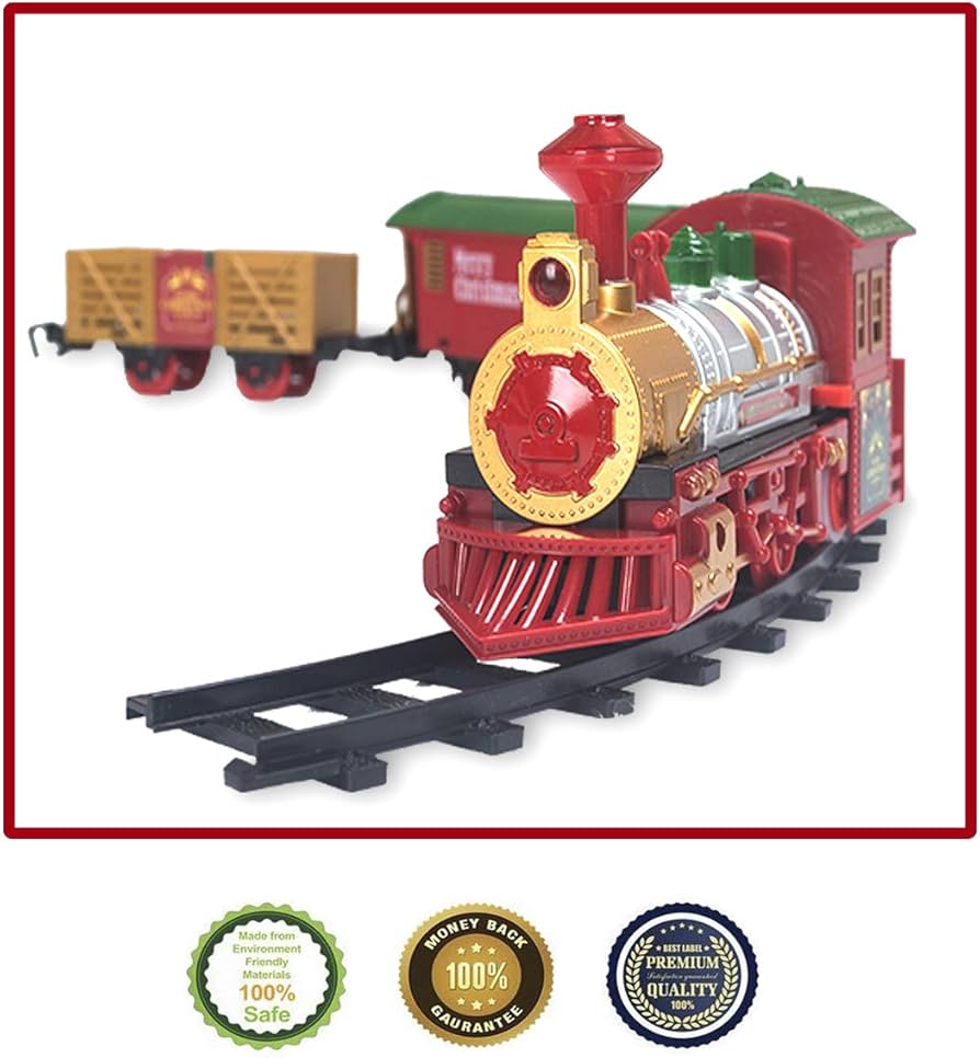 Amazon | PUSITI(プシティ) クラシッククリスマストレインセット Amazon | PUSITI(プシティ) クラシッククリスマストレインセット