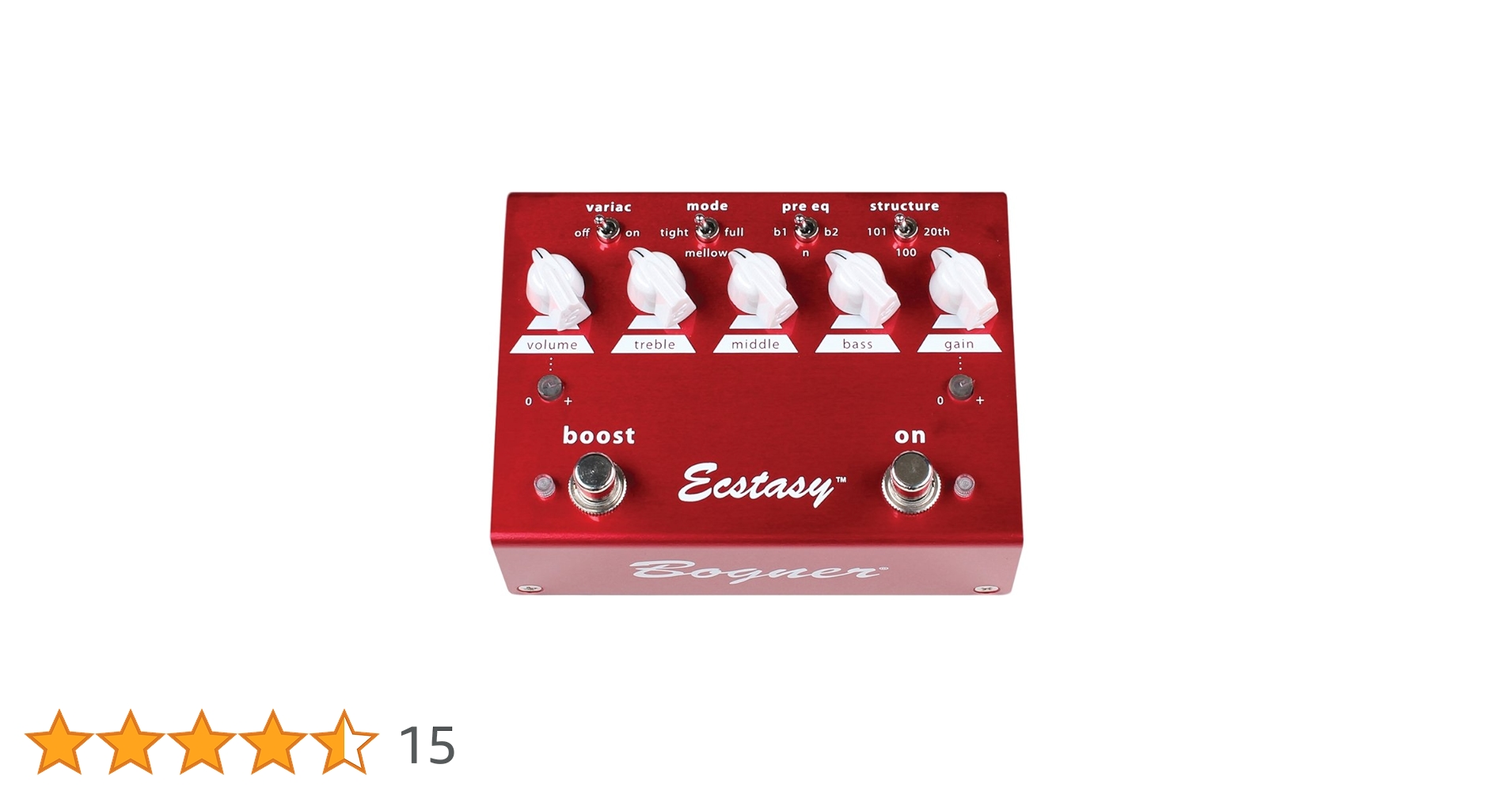 BOGNER ( ボグナー ) Ecstasy Red Bogner Ecstasy Red｜ミュージックランドKEY